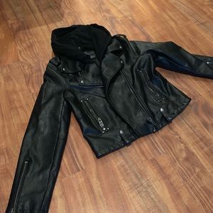 BLANK NYC faux leather jacket size M